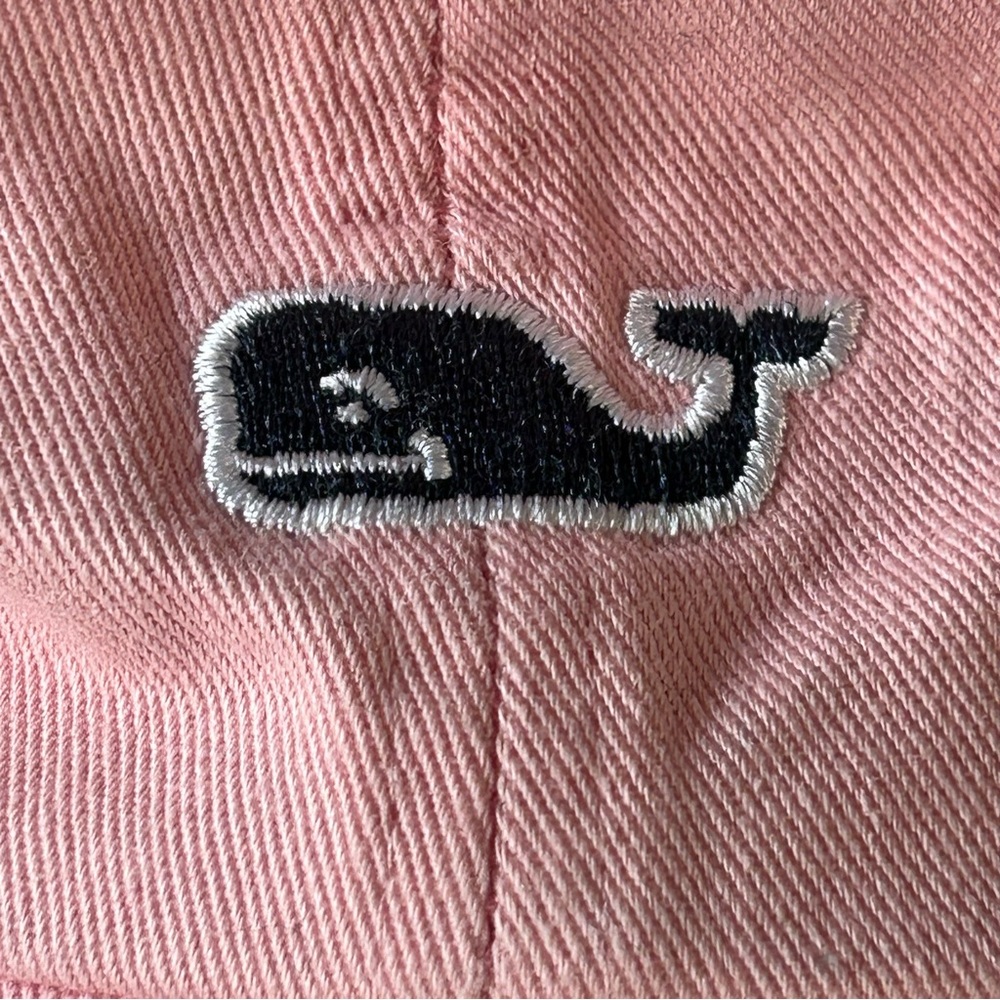 Vineyard Vines Pink Strapback Hat Adjustable Baseball Cap - Picture 3 of 9